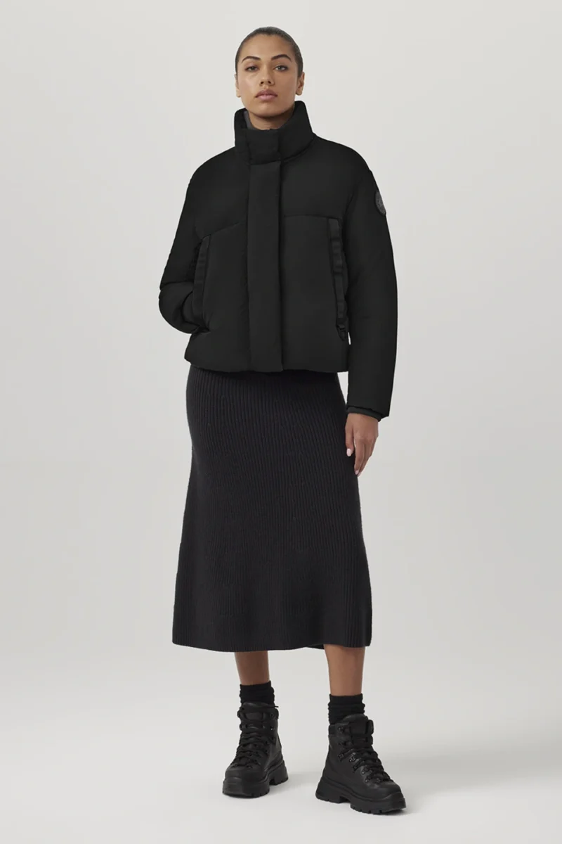 Junction Cropped Puffer Black Label